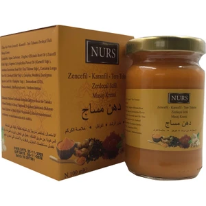 Zencefil Karanfil Zerdeçal Özlü Masaj Kremi 100 Ml