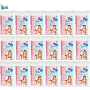 Bebek Temizleme Pamuğu 1080 Adet (18 Paket x 60 Adet)