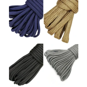 Paracord Paraşut Ipi 4 mm Düz Renkler 4 Seçenek 550 Lb