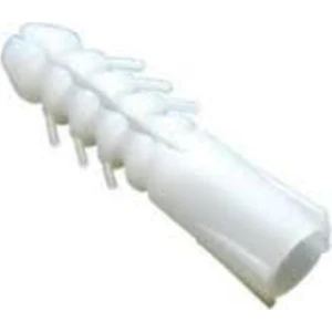 10 mm Beyaz Plastik Dubel (100 Adet )