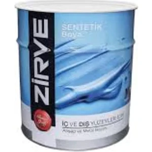 Zirve Sentetik Yağlı Boya 2 Lt Parlak Beyaz