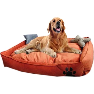 Mavi Vitrin Elite Yıkanabilir  Ultra Soft Large Büyük Irk Köpek Yatağı Kiremit Renk 90X70 cm