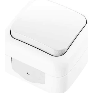 Palmiye Sıva Üstü Anahtar Beyaz