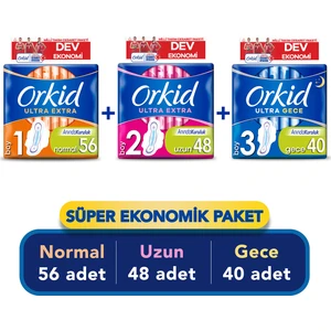 Ultra Extra Cesaret Paketi ( 56'lı Normal+48'li Uzun+40'lı Gece)