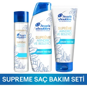 Head & Shoulders Supreme Kepek  Saç Bakım Seti ( Temizleyici Tonik 250 ml + Şampuan 300 ml + Saç Bakım Kremi 220 Ml)