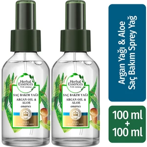 Herbal Essences Argan Yağlı Onarıcı Sprey Yağ 100 ml x 2 Adet