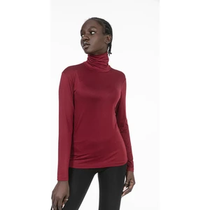Disentis Modest Tam Balıkçı Uzun Kollu Viskon Bordo Body