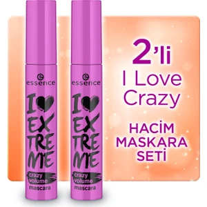 I Love Extreme Crazy Hacim Maskara 2'li