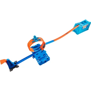 Hot Wheels  Track Builder Kutulu Uzman Serisi Yarış Seti, Dönen Parkur Kutusu, 1 Adet Araç, Pist ve Fırlatıcılar Dahil FLK90