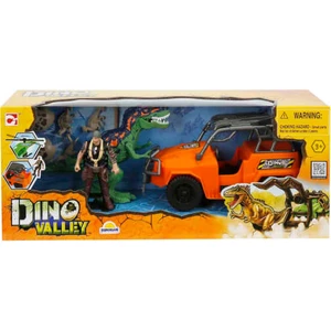 Dino Valley Dinozor Saldırısı Oyun Seti Turuncu Jeep