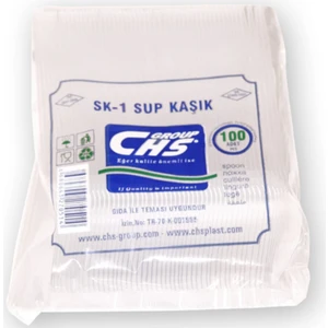 Plastik Sup Kaşık 100'LÜ