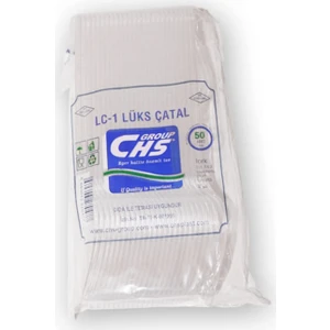 Plastik Lüx Çatal 50'li