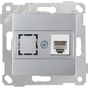 Rita Inox Mek+Tuş Telefon Prizi 1XRJ12 (Cat3) MUT-2200 125 0182