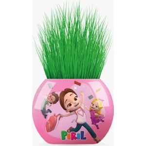 Çim Adam Figür Pırıl 10, Cocopeat & Torflu Toprak, İngiliz Çimi, Kedi Otu PRL20