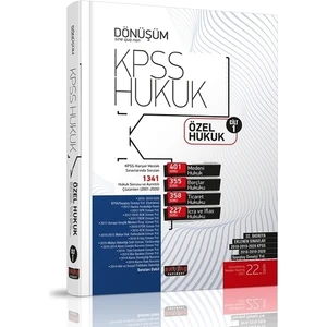 Savaş Yayınları Dönüşüm KPSS A Grubu Özel Hukuk Soru Bankası Cilt 1 Savaş Yayınları 2021