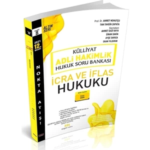 Savaş Yayınları Külliyat Icra ve Iflas Hukuku Soru Bankası Adli Hakimlik Savaş Yayınları 2021