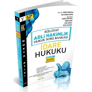 Savaş Yayınları Külliyat Idare Hukuku Soru Bankası Adli Hakimlik Savaş Yayınları 2021