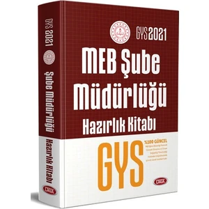 Milli Eğitim Bakanlığı Şube Müdürlüğü GYS Hazırlık Kitabı 2023