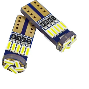 T10 Led W5w Tip 15 Ledli Mini Boy Park Plaka Tavan Iç Aydınlatma Ledi Beyaz