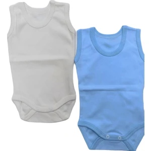Özdemirli Bebe Kalın Askılı Çıtçıtlı Badi 2 Li Paket