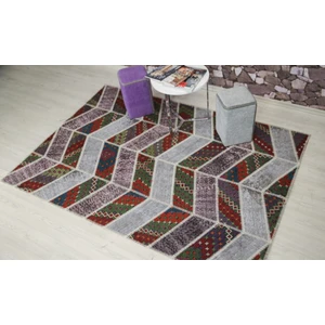 Patchwork El Dokuma Antik Anadolu Halısı Alvedo