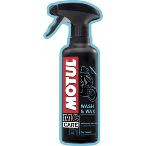 E1 Wash & Wax Su Geçirmez Susuz Temizleme Cilası 400 ml Motosikletler İçin