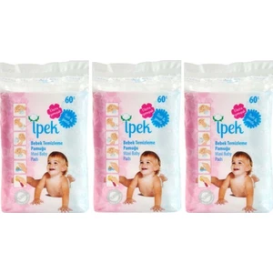 Ipek Bebek Temizleme Pamuğu - 180 Adet