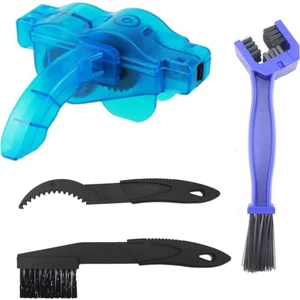 Bisiklet Zincir Dişlisi Koruyucu Pas Sökücü Temizleme Fırçası Aparatı Bakım Seti 4 Parça