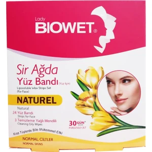 Lady Biowet Biowet 27'li  Yüz Sır Ağda Bandı Naturel