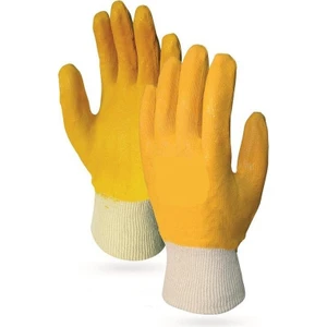 Elv-4 Sarı Nitril Iş Eldiveni (12 Adet)