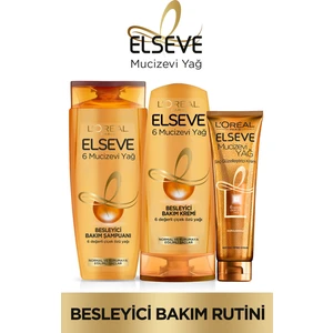 6 Mucizevi Yağ Şampuan 450 ml + Saç Kremi 360 ml + Saç Güzelleştirici Krem 150 ml