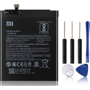 Xiaomi Redmi  Mi 5x - A1 - Note 5A BN31 Batarya Pil + Tamir Seti