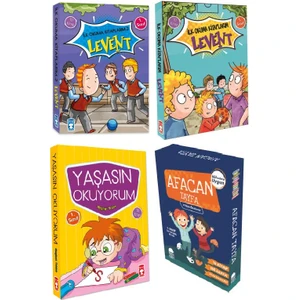 Timaş Çocuk Ilk Okuma Kitapları 1. Sınıflar Için 4 Set 40 Kitap Set - Levent Ilk Okuma Kitaplarım 1-2 - Yaşasın Okuyorum - Afacan Tayfa