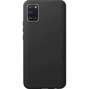 Samsung A31 Içi Kadife Lasman Kılıf Siyah