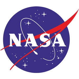 Quart Aksesuar Nasa Logo Sticker 10 x 8,5 cm