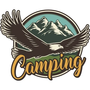 Quart Aksesuar Off Road Camping Adventure Eagle Sticker 10 x 8 cm