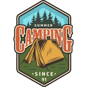 Quart Aksesuar Off Road Camping Sticker Çadır 10 x 7 cm