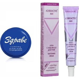 Achroactive Max ve Zdrave  Krem 2 Ürün 1 Arada