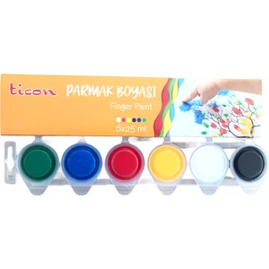 Parmak  Boya 25 ml x 6 Renk