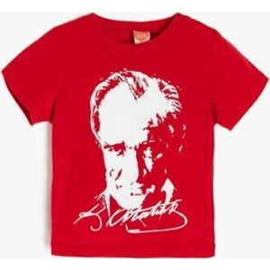 Nacar Çarşı Unisex Çocuk Atatürk Baskılı T-Shirt