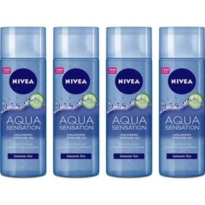 Aqua Sensation Salatalık Özlü Canlandırıcı Temizleme Jeli 200 ml x 4 Adet