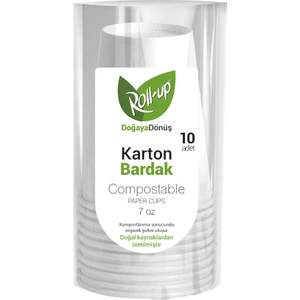 Doğa Dostu Kompost Bardak 7 oz – 10’lu Paket