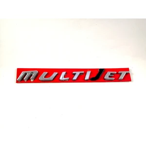 FIAT Linea MultiJet Bagaj Yazısı Siyah 120mm-10mm