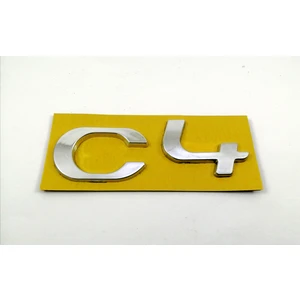 CITROEN UYUMLU C4 Bagaj Yazısı 88mm-30mm