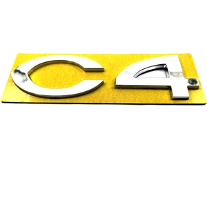CITROEN UYUMLU C4 Bagaj Yazısı 108mm-30mm