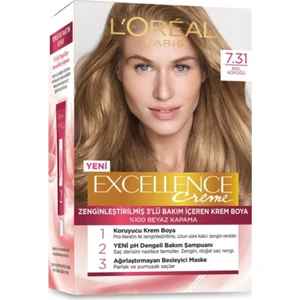 L'Oréal Paris Loreal Paris Saç Boyası - Excellence Creme 7.31 Bal Köpüğü