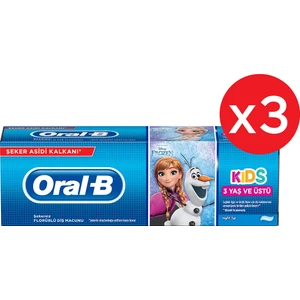 Çocuk Diş Macunu Frozen 225 ml 75 mlX3