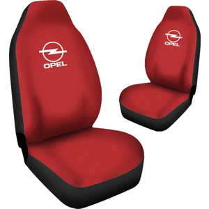 Opel Corsa Araca Özel Oto Koltuk Kılıfı Pro - Kırmızı ( Yeni Tasarım - Yeni Fit Kalıp )