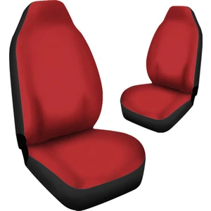 Toyota Corolla Araca Özel Oto Koltuk Kılıfı Pro - Baskısız - Kırmızı ( Yeni Tasarım - Yeni Fit Kalıp )