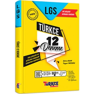 Türkçe Kulübü Lgs Türkçe 12 Deneme
